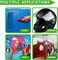 5 Rolls Pinstripe Masking Tape – 1/16", 1/8", 1/4", 1/2", 3/4" Thin Painters Tape for Automotive, DIY, Car, Art, Paint, and Tumblers (Green)
